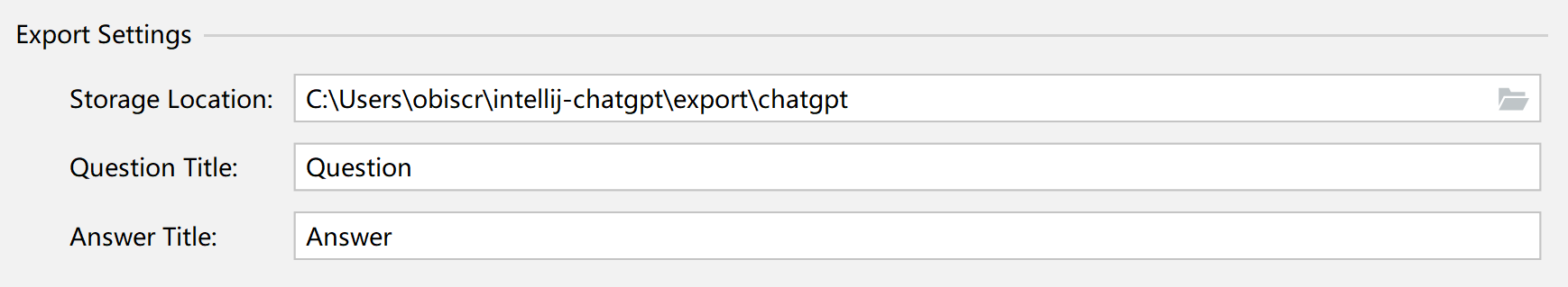 ChatGPT 设置 - EasyCode Docs